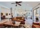 Open concept living room and kitchen with high ceilings at 9768 E Balancing Rock Rd, Scottsdale, AZ 85262