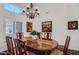 Formal dining room with chandelier and hardwood floors at 9768 E Balancing Rock Rd, Scottsdale, AZ 85262