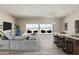Open living area with comfortable seating and views of the backyard at 1973 W Brooke Ln, Queen Creek, AZ 85144