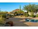 Desert landscaping with a small pool and mountain view at 25583 N 89Th St, Scottsdale, AZ 85255