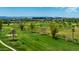 Aerial view of a beautiful green golf course at 94 Biltmore Est, Phoenix, AZ 85016
