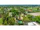 Aerial view of the house and surrounding neighborhood at 94 Biltmore Est, Phoenix, AZ 85016