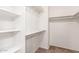 Large closet with double hanging rods and shelving at 4760 W Wahalla Ln, Glendale, AZ 85308