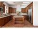 Modern kitchen with stainless steel appliances and granite countertops at 6737 E Rockaway Hills Dr, Cave Creek, AZ 85331