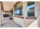 Covered patio with access from the house and a view of the backyard at 5557 W Buckskin Trl, Phoenix, AZ 85083