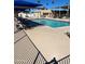 Inviting community pool with tables and chairs at 9501 E Broadway Rd # 221, Mesa, AZ 85208