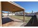 Covered patio overlooking the backyard at 17511 N Kimberly Way, Surprise, AZ 85374