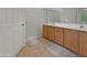 Bathroom boasts double sinks and a walk-in shower at 11168 E Lost Canyon Ct, Gold Canyon, AZ 85118