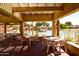 Relaxing patio area overlooking the pool at 14300 W Bell Rd # 505, Surprise, AZ 85374