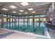 Indoor swimming pool with multiple lanes at 16222 W Talara Way, Surprise, AZ 85374
