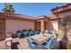 Inviting courtyard with seating area, perfect for outdoor dining at 16222 W Talara Way, Surprise, AZ 85374