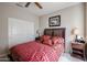 Cozy bedroom with double closet and ensuite bath at 16222 W Talara Way, Surprise, AZ 85374
