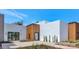 Modern home with a courtyard entry and desert landscaping at 4350 N Jokake Dr, Scottsdale, AZ 85251