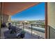 Spacious balcony with seating and stunning city views at 4750 N Central Ave # 8B, Phoenix, AZ 85012