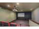 Residential theater with projector and seating at 4750 N Central Ave # 8B, Phoenix, AZ 85012