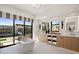 Modern bathroom with double vanity and soaking tub at 24046 N 126Th Pl, Scottsdale, AZ 85255