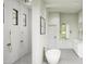 Modern bathroom with freestanding tub and double shower at 2659 E Maplewood St, Gilbert, AZ 85297