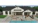 Luxury home with a large backyard, pool, and outdoor kitchen at 2659 E Maplewood St, Gilbert, AZ 85297