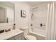 Clean bathroom with tub, shower, and updated vanity at 1408 W 7Th St, Tempe, AZ 85281