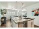 Modern kitchen with granite island and stainless steel appliances at 1408 W 7Th St, Tempe, AZ 85281
