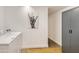 Laundry room with washer, dryer, and storage cabinet at 1408 W 7Th St, Tempe, AZ 85281