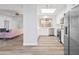 Open concept kitchen with stainless steel appliances and island at 8634 E Monterosa Ave, Scottsdale, AZ 85251