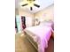 Lovely bedroom with a ceiling fan and plenty of closet space at 17473 W Elizabeth Ave, Goodyear, AZ 85338