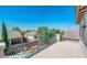 Spacious deck with view of the backyard and pool at 17473 W Elizabeth Ave, Goodyear, AZ 85338