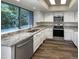 Well-lit kitchen with granite countertops and white cabinetry at 7417 N Via Camello Del Norte -- # 160, Scottsdale, AZ 85258