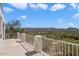 Covered balcony with mountain views and metal railing at 43908 N 10Th St, New River, AZ 85087