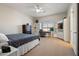 Spacious bedroom with built-in shelving and window seat at 1402 E Coral Cove Dr, Gilbert, AZ 85234