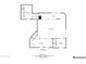 First floor layout showcasing a spacious living room, kitchen, and bedrooms at 1402 E Coral Cove Dr, Gilbert, AZ 85234