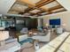 Relaxing lounge area with comfortable seating and large screen TV at 6879 E Palma Vita Dr, Paradise Valley, AZ 85253