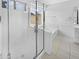 Clean bathroom with a shower, bathtub, and double vanity at 6447 W Escuda Rd, Glendale, AZ 85308