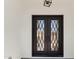 Close-up view of double front doors with an intricate metal design at 3368 W Judd Rd, San Tan Valley, AZ 85144