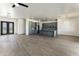 Open concept kitchen with blue cabinets and granite island at 3368 W Judd Rd, San Tan Valley, AZ 85144