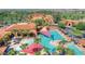 Aerial view of community pool area with multiple pools and a spa at 16401 W Monterey Way, Goodyear, AZ 85395