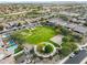 Aerial view showing expansive community green space and surrounding homes at 4918 S Forest Ave, Gilbert, AZ 85298