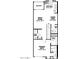 Second floor plan featuring a primary suite, kitchen, dining area, and balcony at 7577 W Darrow St, Laveen, AZ 85339