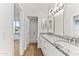 Clean bathroom with double vanity, granite countertops, and bathtub at 5525 E Dusty Wren Dr, Cave Creek, AZ 85331