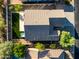 Top-down aerial view of the home and backyard at 5525 E Dusty Wren Dr, Cave Creek, AZ 85331