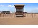 A covered stall for horses, providing shade and protection at 48940 W Long Rifle Rd, Aguila, AZ 85320