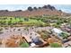 Aerial view of house with mountain views at 5599 S Alameda Rd, Gold Canyon, AZ 85118