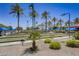 Outdoor bocce ball courts with shaded seating areas at 17780 W Canto Bonito Ln, Surprise, AZ 85387