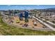 Aerial view of a community playground with play structures at 17632 W Oregon Ave, Litchfield Park, AZ 85340