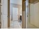 Clean bathroom with shower and tile floors at 3882 W Alabama Ln, San Tan Valley, AZ 85144