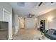 Open living area with high ceilings and access to other rooms at 3882 W Alabama Ln, San Tan Valley, AZ 85144