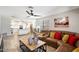 Spacious living area overlooking the kitchen at 3406 E Wildwood Dr, Phoenix, AZ 85048
