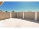 Private backyard with gravel and block walls at 8702 E Boise St, Mesa, AZ 85207