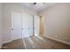 Bright bedroom with carpet flooring and ceiling fan at 15817 W Bonitos Dr, Goodyear, AZ 85395